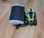 Traktor z przyczepą na baterie 