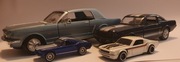 FORD MUSTANG: CABRIO 1964, GT i FASTBACK z 1965, SHELBY GT 1966 - 4 modele