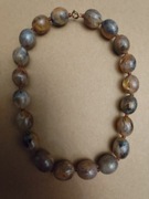 Korale vintage PRL imitacja agatów!