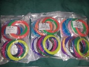 Filament PLA do długopisu 3D 1,75mm 300 metrów w odcinkach po 5m x 60 zwoi