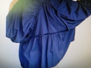 BLUZKA TYPU ANIOL -LUZNY OVER SIZE -granatowa