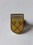 Herb gmina Górzyca przypinka pin odznaka wpinka