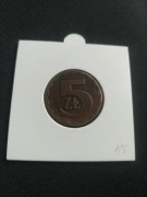 Moneta 5 złotych 1975 r 