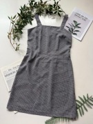 Sukienka na ramiączka w kratkę vichy vintage preppy vibe