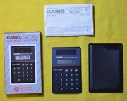 STARY KALKULATOR CASIO SL-770 FILM CARD KOMPLET