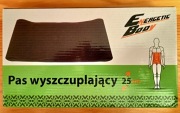 Pas wyszczuplający czarny, stymulujący mięśnie,  ocieplający kręgosłup