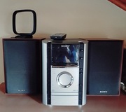 wieża audio Sony z pilotem