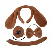 Strój przebranie kostium Pies Piesek opaska nosek rozmiar uniwersalny nowy