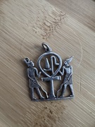 Orientalna srebrna 925 zawieszka z Egiptu 