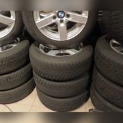 oryginalne felgi BMW z oponami ZIMOWYMI 16-18cali