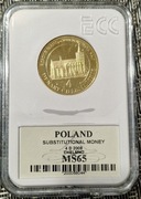 4 Denary Chełmińskie 2008 MS65 GRADING