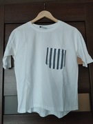 Biała bluzka z kieszonką