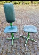 Krzesła obrotowe metalowe