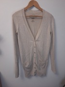 Kardigan długi sweterek wiskozowy sweter Atmosphere rozmiar 38 M