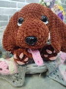 Jamnik pies szydełkowy prezent dzień dziecka