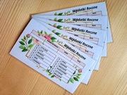 Wydatki roczne karty wydatków binder A6