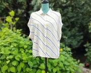 Nowa koszula bluzka Clockhouse C&A wiskoza paski 44 XXL luźna plus size