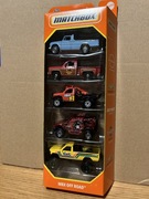 MATCHBOX - MBX OFF ROAD - 5 PACK - NISSAN CHEVROLET OSHKOSH