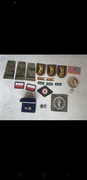 Naszywki spinki korpusówki wojskowe militaria kolecje unikaty antyki WP