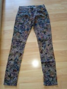 Jeansy spodnie jeansowe kwiaty ketu women germany rozmiar S 36