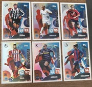 Karty Topps 2025-2026 SHOWBOAT Ronaldo Ronaldinho Zidane Villa Adriano