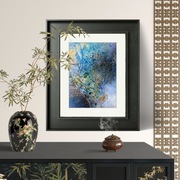 Pejzaż/abstrakcja, A3, mixed media, Monika Seroka