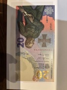 Banknot 20 zł - Bitwa Warszawska 1920 - 2020 rok