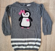 Sweterek z pingwinkiem roz. 92cm