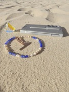 Biżuteryjna smycz do telefonu z Agat, Perła, M. Perłowa, KamieńMattè Prism