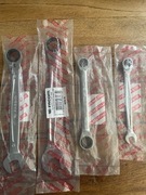 Zestaw czterech kluczy Facom pasko oczkowych z grzechotka  