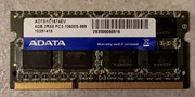 Pamięć RAM ADATA 4GB PC3-10600S