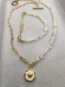 Opal kamienie naturalne zestaw rękodzieło 