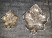 Patera WMF liść dwie sztuki stary plater Artdeco