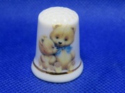 Naparstek Kolekcjonerski Porcelanowy Misie