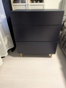 Granatowa Komoda Moko z Black Red White