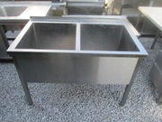 Zlew Basen Gastronomiczny 2 komorowy 120/70/85
