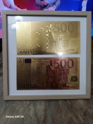Banknot banknoty kolekcjonerskie 500 EURO złoto srebro