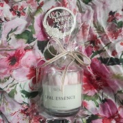 Świeca sojowa  "Opal Essence" z piwoniami, Robea, 390ml