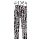 Spodnie M/38 H&M middle waist ze wzorem zapięcie n