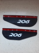 SAMOPRZYLEPNE NAKLEJKI NA LUSTERKA PEUGEOT 206