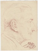 SANGWINA KARTON PORTRET - SYGNOWANY