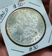 1 dolar 1884 r. Morgan Orlean menniczy UNC