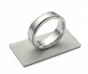 PIERŚCIONEK ANTYSTRESOWY OBRACANY OBRĄCZKA PROSTA STAL