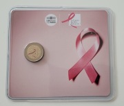 2 euro Francja Różowa wstążka 2017 - 2 EURO KOLOR FOLDER
