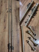 Karnisz 1 lub 2 brąz antyczny - lekki.