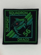 Naszywka "SUPPORT SQUADRON DRACO" 56. Bazy Lotniczej.