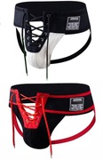 Męskie miękkie majtki Jockstrap JOCKMAIL sznurowana pojemna kieszeń