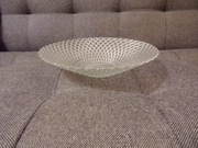 Szklana patera z PRL