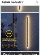 Nowoczesna lampa ścienna LED kinkiet zewnętrzny 