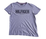 Tommy Hilfiger T-shirt oryginalna szara koszulka rozmiar L